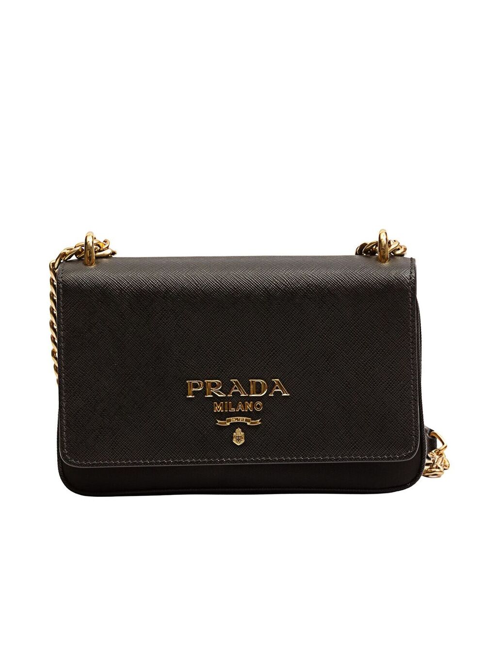 Prada Saffiano Leather and Nylon Shoulder Bag